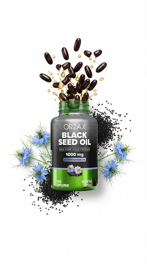 Orzax Black Seed Oil Softgels Stand Out