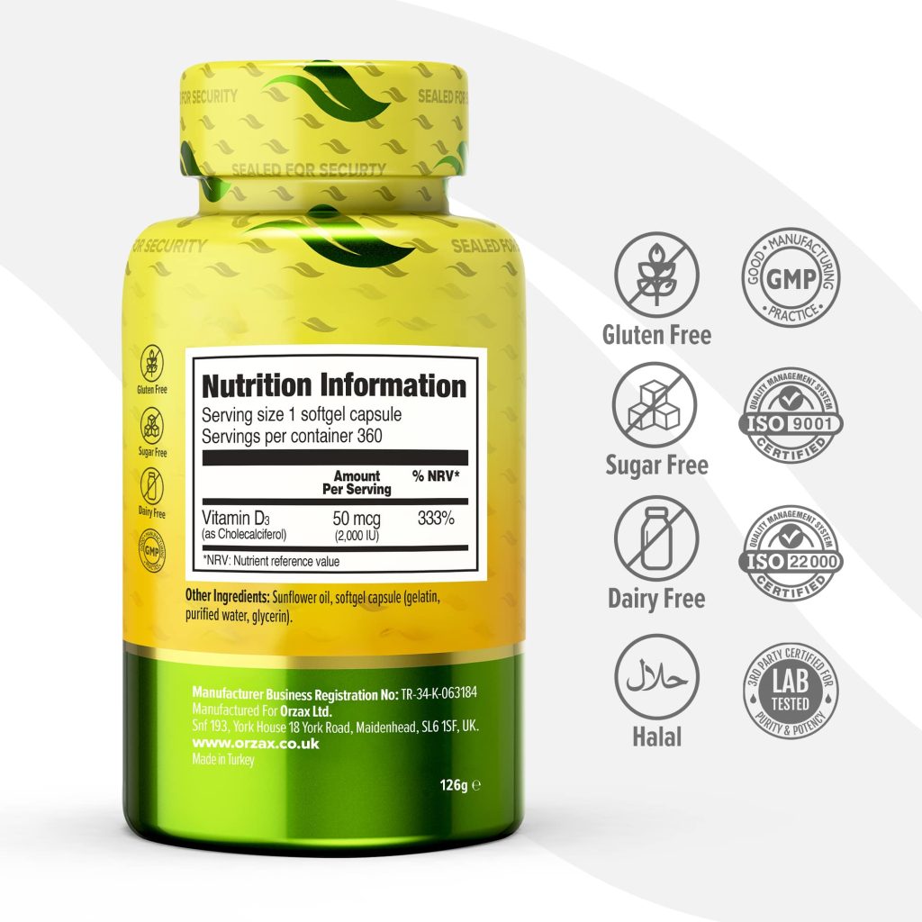 Vitamin D3 2,000 IU - Image 2